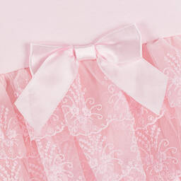 Caramelo Kids-أفرول بيبي غرو قطن وتول لون زهري | Childrensalon