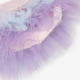 Caramelo Kids-Baby Girls Pink & Purple Tulle Tutu Skirt | Childrensalon