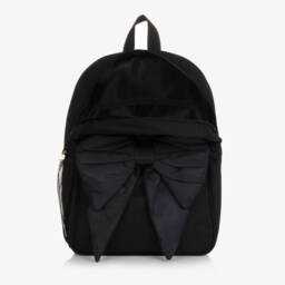 Caramelo Kids-حقيبة ظهر كانفاس لون أسود للبنات (35 سم) | Childrensalon