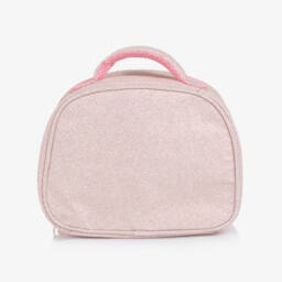 Caramelo Kids-Girls Glittery Pink  Bow Lunch Bag (25cm) | Childrensalon
