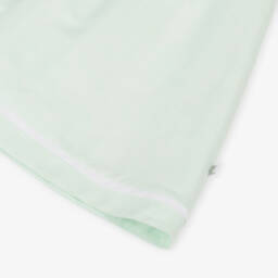 Caramelo Kids-Girls Green Linen & Cotton Dress | Childrensalon