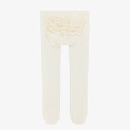 Carlomagno-كولون بكشكش دانتيل لون عاجي للمولودات | Childrensalon