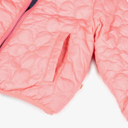 Catimini-جاكيت منفوخ بوجهين لون كحلي وزهري للبنات  | Childrensalon