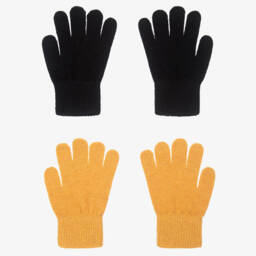 CeLaVi-Yellow & Black Gloves (2 Pack) | Childrensalon