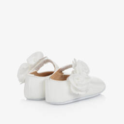 Children's Classics-Baby Girls White Patent Leather Pre-Walker Shoes | Childrensalon
