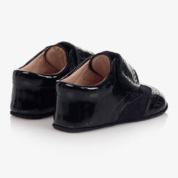 Children's Classics-Blue Leather Velcro Pre-Walker Shoes | Childrensalon