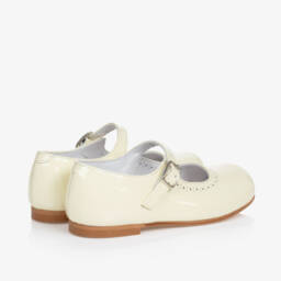 Children's Classics-Ivory Patent Leather Mary Jane Shoes | Childrensalon