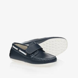 Beatrice & George-Boys Blue Cotton Sailor Buster Suit | Childrensalon