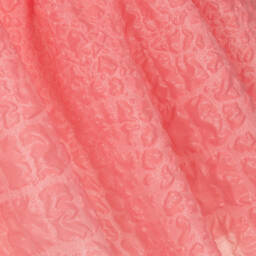 Childrensalon Occasions-Girls Pink Jacquard Bow Dress | Childrensalon