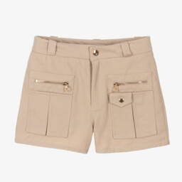 Chloé-Girls Ivory Cotton Ruffle Blouse | Childrensalon