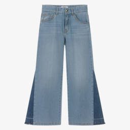 Chloé-Girls Green Plaid Hooded Cape | Childrensalon