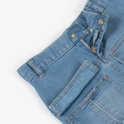 Chloé-Girls Blue Denim Skirt | Childrensalon