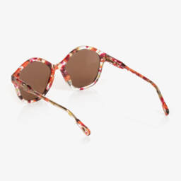 Chloé-Girls Brown & Pink Sunglasses | Childrensalon