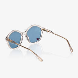 Chloé-Girls Clear Round Sunglasses | Childrensalon