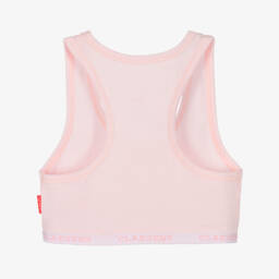 Claesen's-Girls Pink Cotton Bra Top | Childrensalon