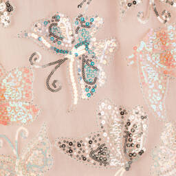 Coeur by Childrensalon-فستان مزين بترتر تول لون زهري | Childrensalon