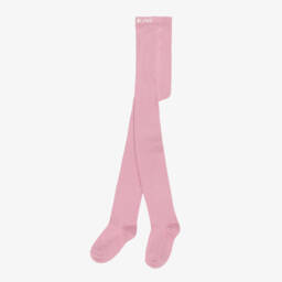 Country Kids-Girls Dusky Pink Cotton Knitted Tights | Childrensalon