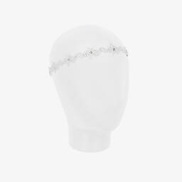Cute Cute-Girls White Floral Lace Headband | Childrensalon