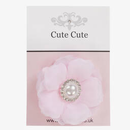 Cute Cute-Pink Flower Hair Clip (6cm) | Childrensalon