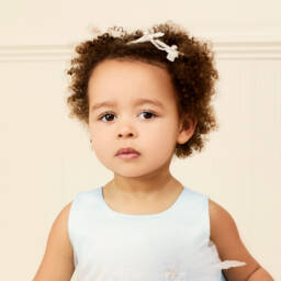 Cute Cute-White Butterfly Hair Clips (2 Pack) | Childrensalon