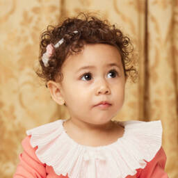 Cute Cute-White & Pink Floral Headband | Childrensalon