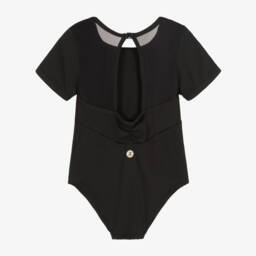 Danskin-Girls Black Mesh Leotard | Childrensalon