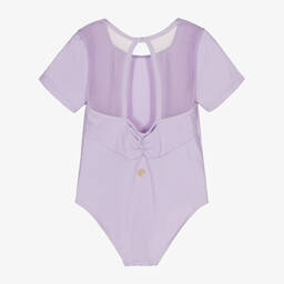 Danskin-Girls Purple Mesh Leotard | Childrensalon