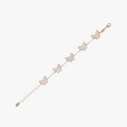 David Charles-Girls Gold Tone Ivory Butterfly Bracelet | Childrensalon