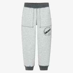 بنطلون رياضي بوجهين لون رمادي  للأولاد