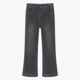 Lacoste-Girls Lilac Blue Crocodile Hoodie | Childrensalon