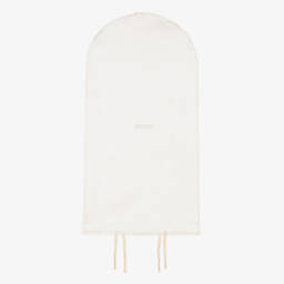 Dolce & Gabbana-Baby Girls Ivory Silk & Lace Gown | Childrensalon