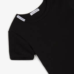 Dolce & Gabbana-Black Cotton T-Shirts (2 Pack) | Childrensalon