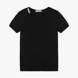 Dolce & Gabbana-Black Cotton T-Shirts (2 Pack) | Childrensalon