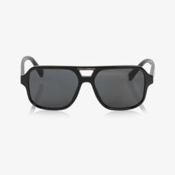 Dolce & Gabbana-Black Tinted Logo Sunglasses | Childrensalon