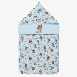 Dolce & Gabbana-Blue Leopard Nest (81cm) | Childrensalon