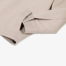 Dolce & Gabbana-Boys Beige Cotton Zip-Up Top | Childrensalon