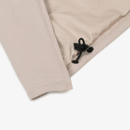 Dolce & Gabbana-Boys Beige Cotton Zip-Up Top | Childrensalon