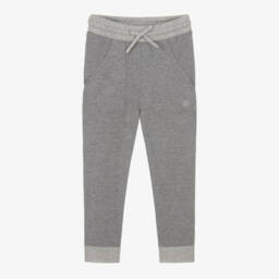 Джоггеры серые из шерсти и кашемира для мальчиков