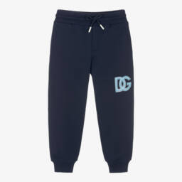 Dolce & Gabbana-Boys Blue Backpack Print Zip-Up Top | Childrensalon