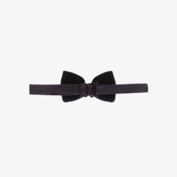 Dolce & Gabbana-Boys Navy Blue Velvet Bow Tie | Childrensalon