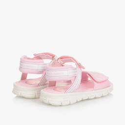 Dolce & Gabbana-صندل أطفال بناتي بشريط لاصق لون زهري | Childrensalon