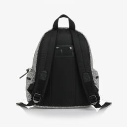 Dolce & Gabbana-Рюкзак серый с белым логотипом (32см) | Childrensalon