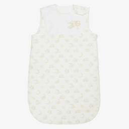 Dolce & Gabbana-Ivory & Beige Linen Sleeping Bag (70cm) | Childrensalon