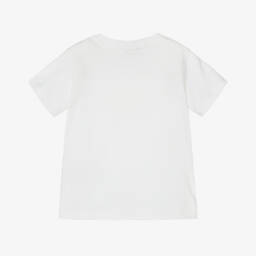 Dolce & Gabbana-Ivory Cotton Jersey T-Shirt | Childrensalon