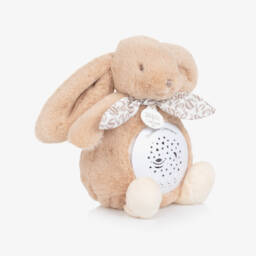 Doudou et Compagnie-Beige Bunny Musical Night Light Star Projector (19cm) | Childrensalon