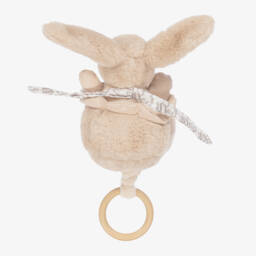 Doudou et Compagnie-Beige Bunny Soft Musical Pull Toy (20cm) | Childrensalon