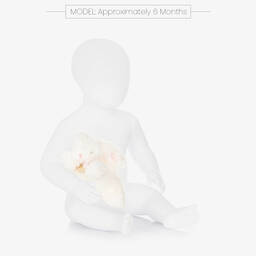 Doudou et Compagnie-Ivory & Pink Plush Bunny Soft Toy (16cm) | Childrensalon