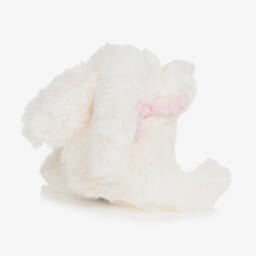 Doudou et Compagnie-Ivory & Pink Plush Bunny Soft Toy (16cm) | Childrensalon