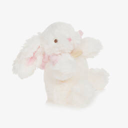 Doudou et Compagnie-Ivory & Pink Plush Bunny Soft Toy (16cm) | Childrensalon