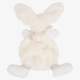 Doudou et Compagnie-دودو أرنب فرو إصطناعي لون عاجي للمواليد (26سم) | Childrensalon